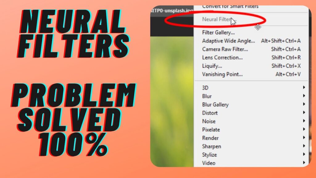 Photoshop 2021 Neural Filters Not Working | Photoshop Neural Filters