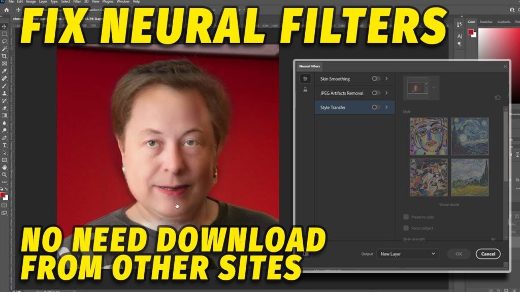 FIX "Can't Install Neural Filters" In Adobe Photoshop 2021 | NO NEED
