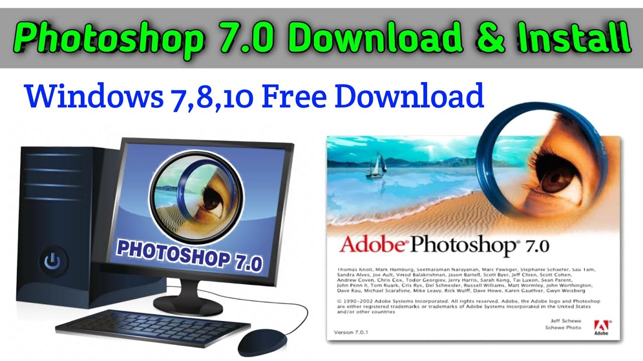 photoshop 7.0 windows 10