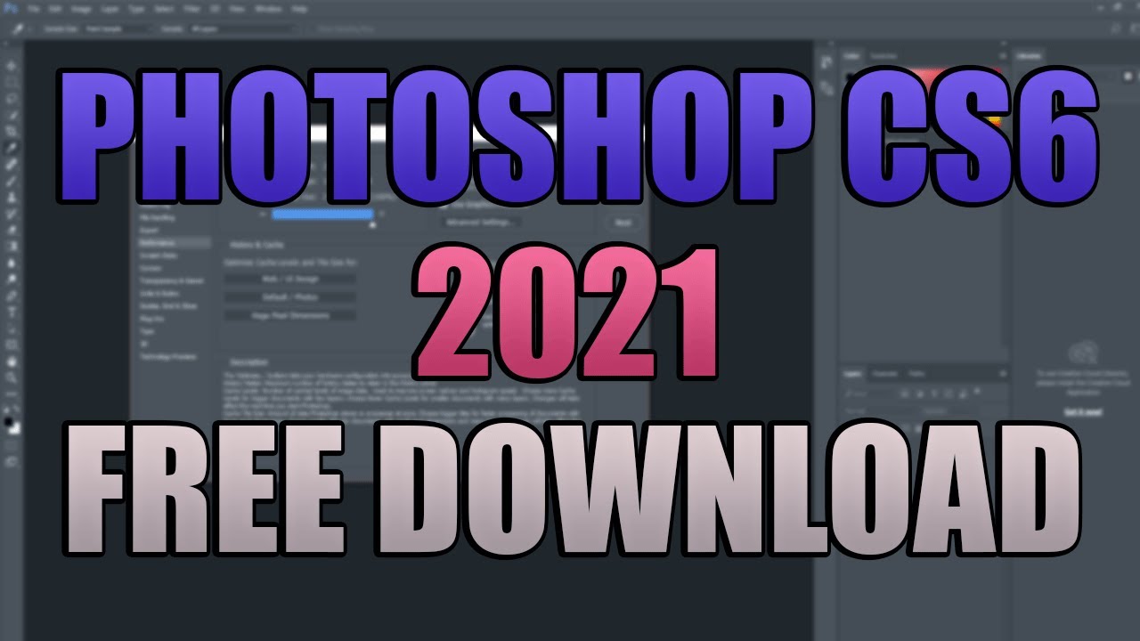 adobe photoshop cs6 2021 free download