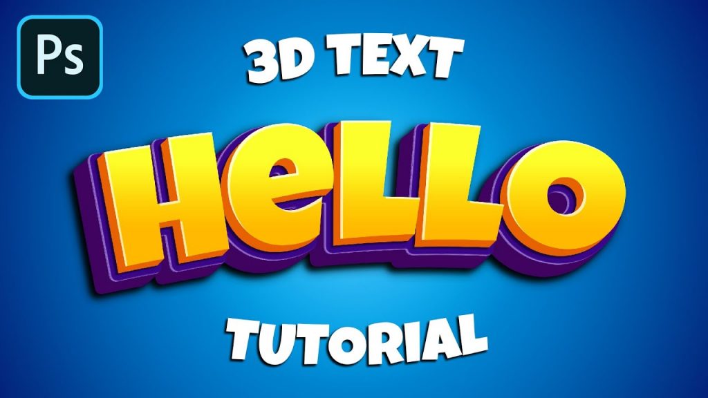 how-to-make-3d-text-in-photoshop-tutorial