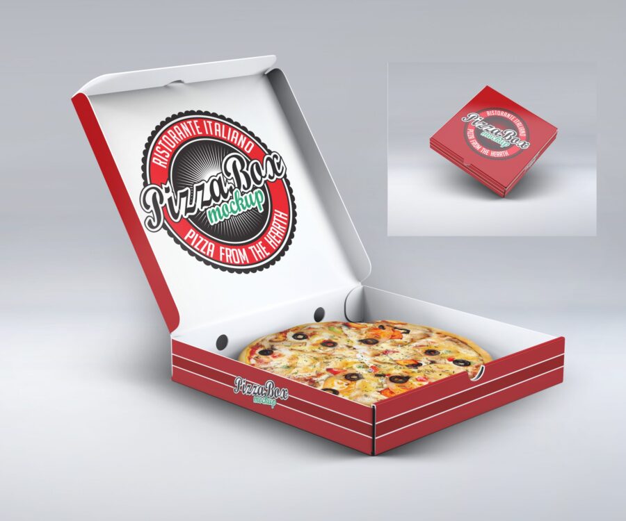 Pizza Box Mock-Up free Download