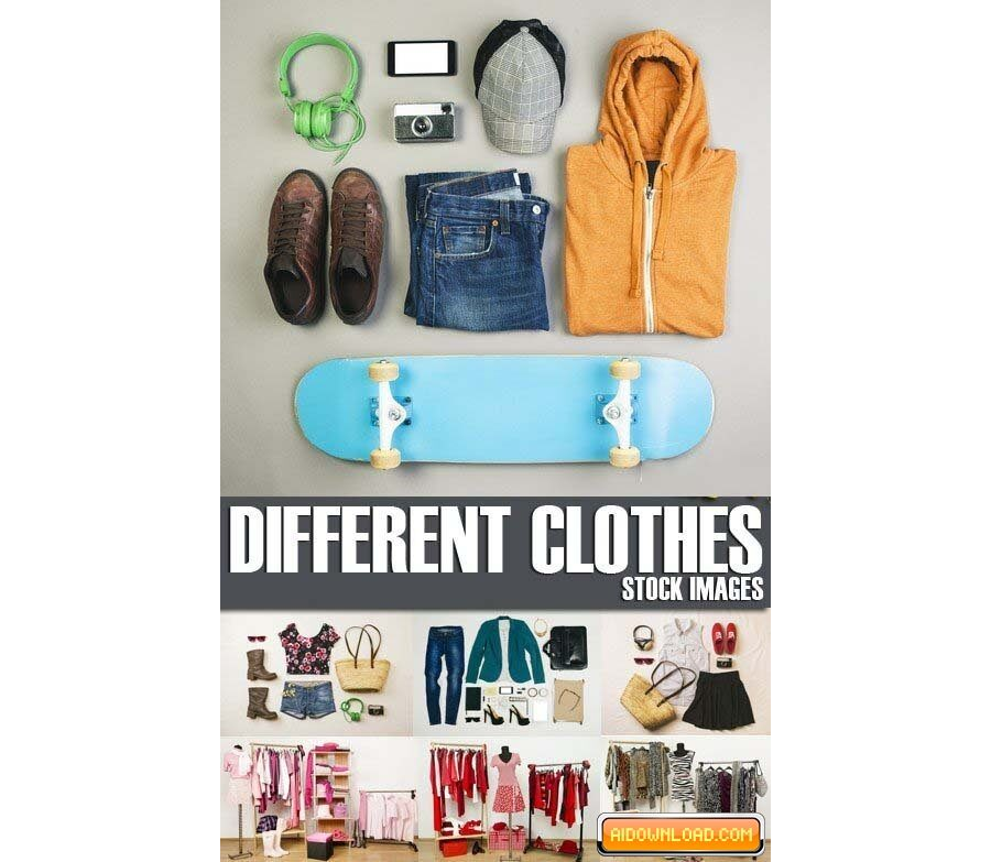 Stock Photos – Different clothes, 25xJPG Free Download