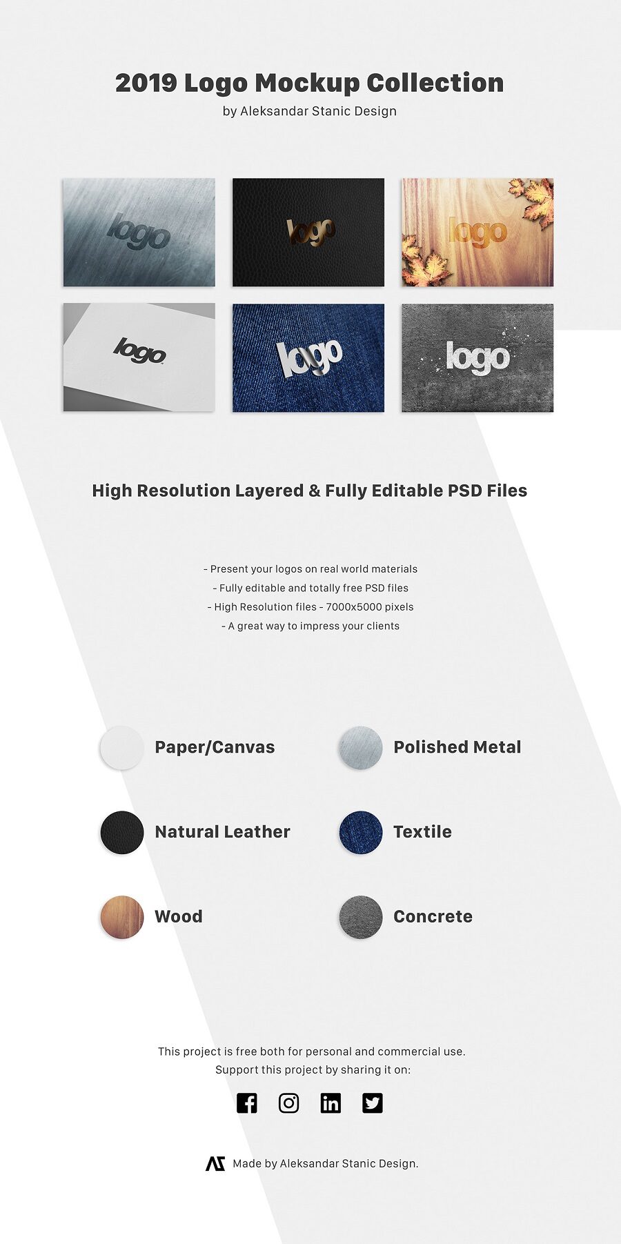 2019 PSD Logo Mockups