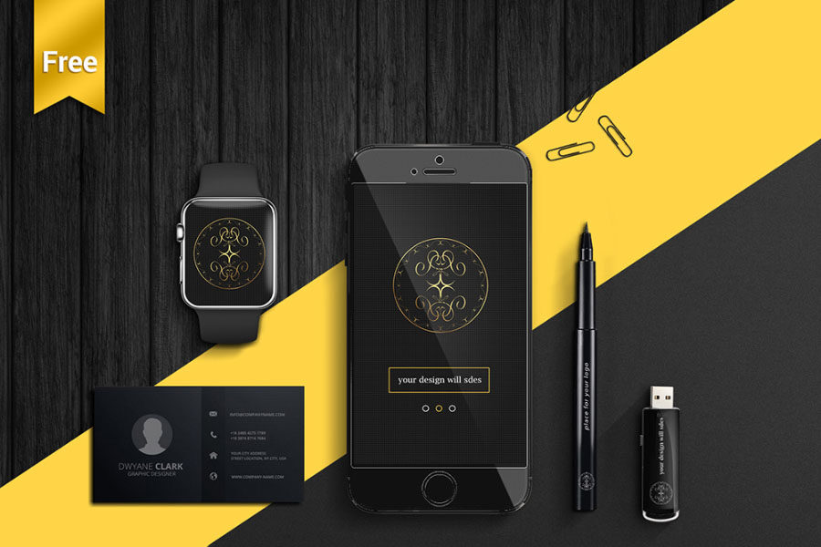 Corporate Style PSD Mockup