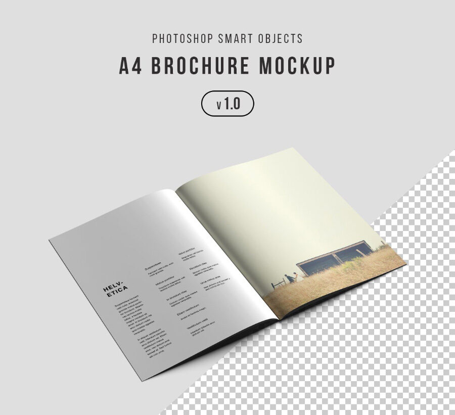 Free Brochure Mockup PSD