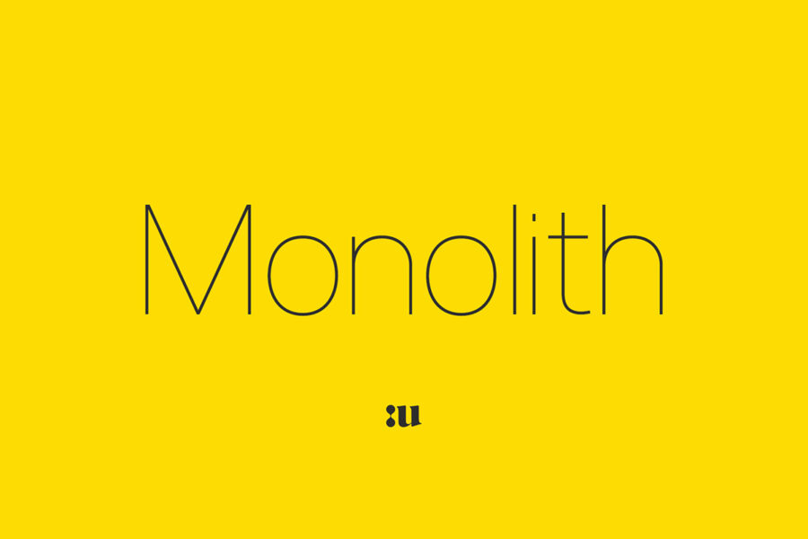 Free Monolith Sans Serif Font