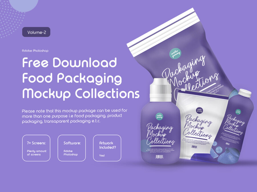 Free Packaging Mockup Vol. 2