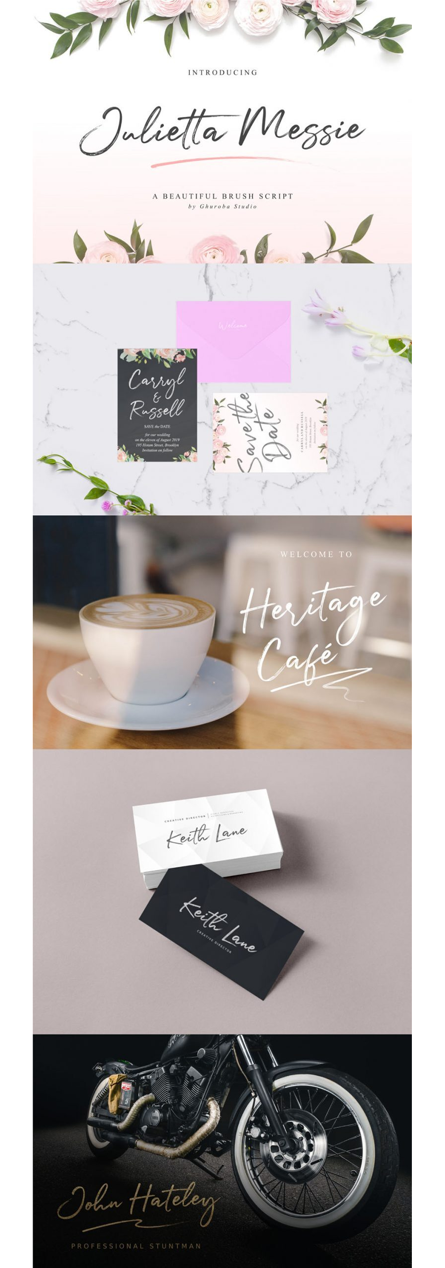 Julietta Messie Script Font