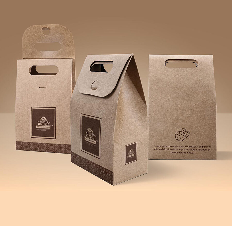 Kraft Paper Bag Mockup