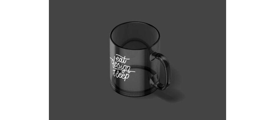 Animated Glass Mug Mockup