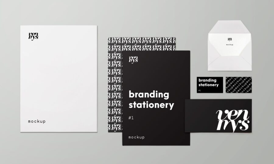 Minimal Branding Stationery Mockup