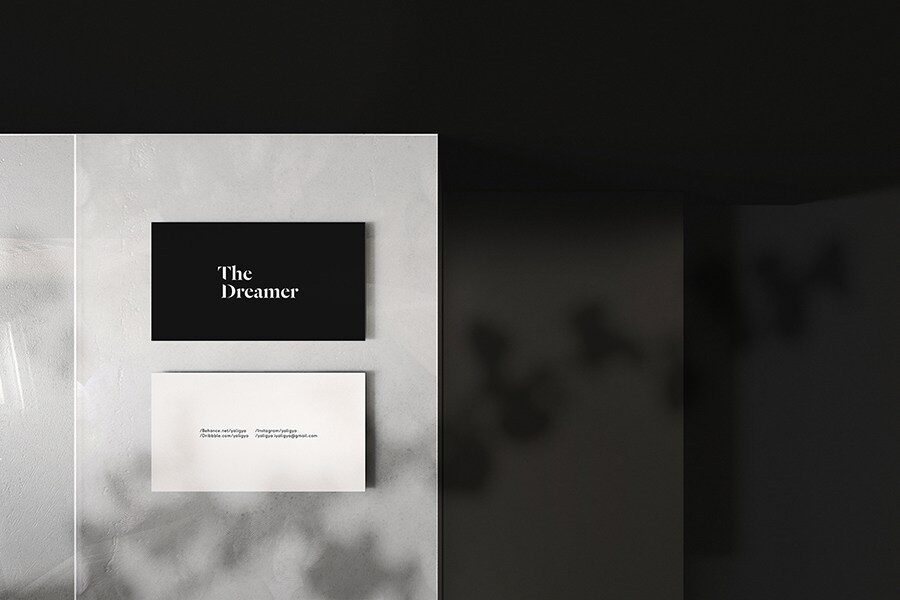 Fancy Business Card Mockup