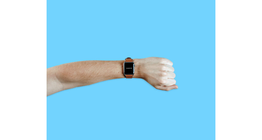 Apple Watch on male Arm Mockup