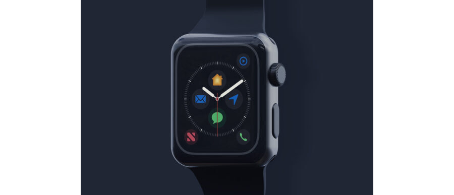 Black Apple Watch Mockup Set