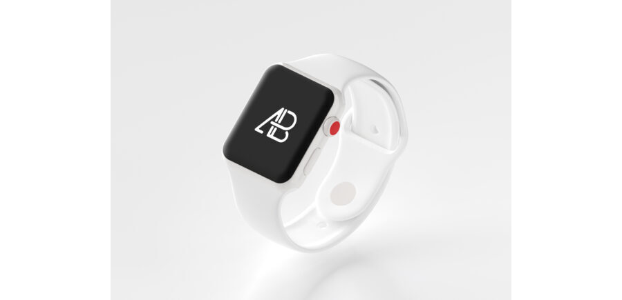 Ceramic Apple Watch Series 3 Mockup