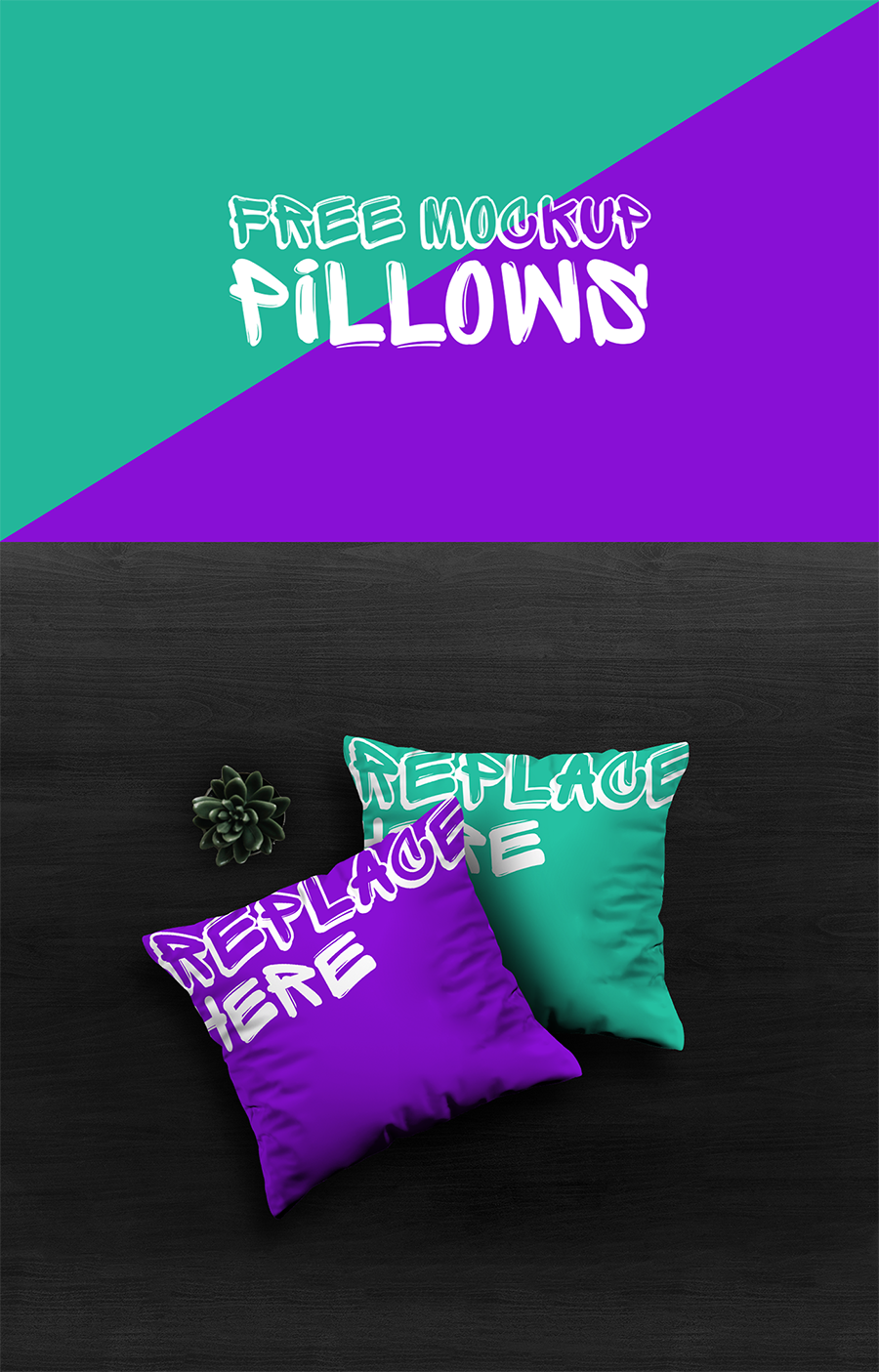 Free PSD Pillows Mockup