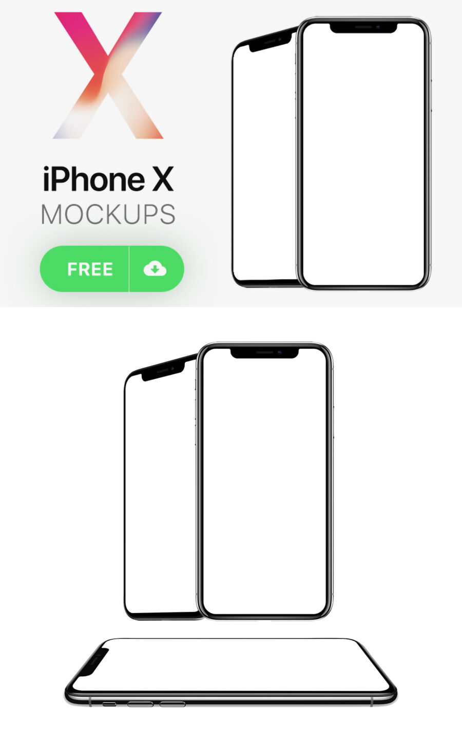 IPhone X Free PSD Mockup