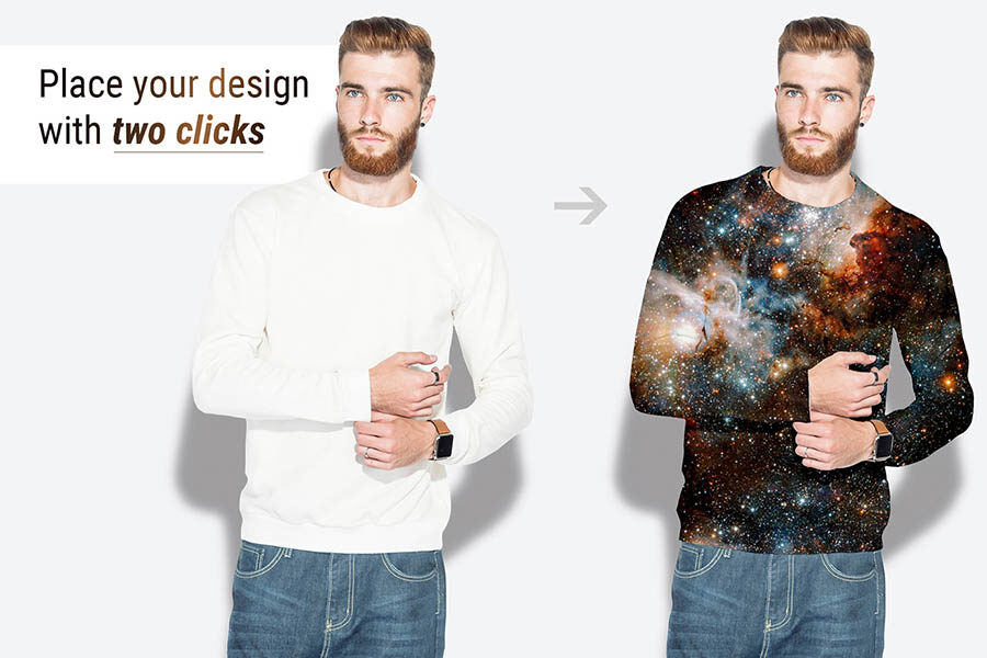 Free Menswear PSD Mockup