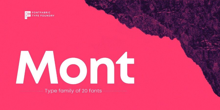 Mont Font Family Free Demo