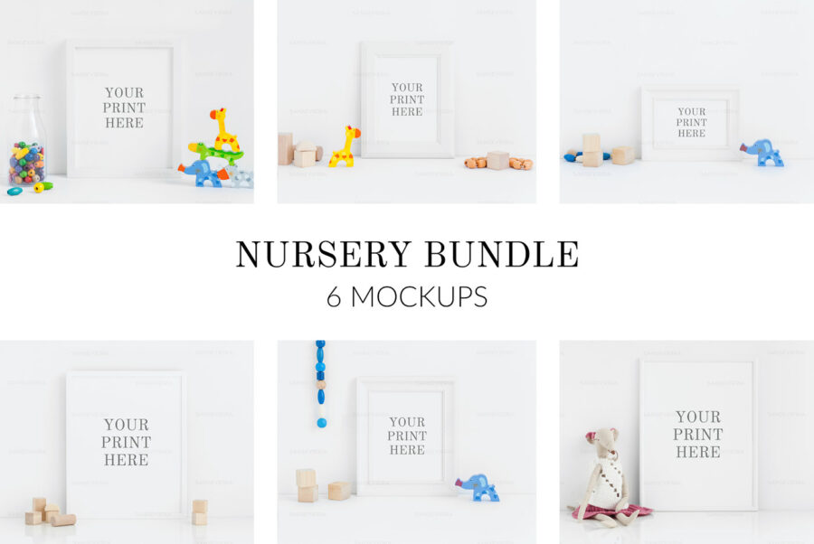 Nursery Frame PSD Mockup